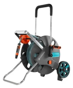 GARDENA - AquaRoll L CleverRoll L Easy Set Slangenwagen - Maximaal 50 Meter - Verstelbare Handgreep -Tuingereedschap Winkel 1001x1200