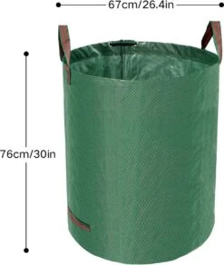 Tuin Afvalzakken - 2 Stuks - Opvouwbare Afvalzak - Tuin Afvalzak - Bladzakken - Waterstotend Tuinafvalzak - 270L -Tuingereedschap Winkel 1016x1200 1