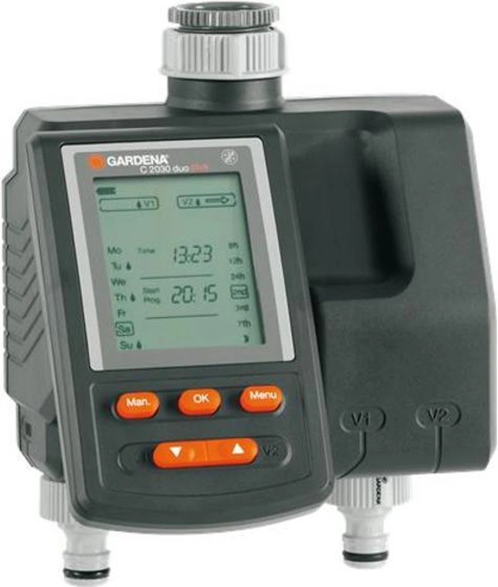 GARDENA Besproeiingsomputer MultiControl Duo - 3 Besproeiingen Per Dag - 1min Tot 3u 59min. 6 GARDENA Besproeiingsomputer MultiControl Duo - 3 Besproeiingen Per Dag - 1min Tot 3u 59min. - Afbeelding 4