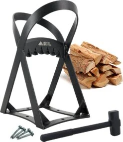 Lighted Lifestyle™| Houtklover Voor Aanmaakhout Incl. Kloofhamer - Houtsplijter - Houtkliever - Snel Haardhout - Gietijzer - Incl. Schroeven -Tuingereedschap Winkel 1040x1200 4