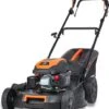 FUXTEC Grasmaaier Benzine - 51cm - 4-takt - 170cc - Zelfrijdend / Zelftrekkend /achterwielaandrijving - Mulchfunctie - Opvangbak 60L - FX-RM5170 -Tuingereedschap Winkel 1045x1200 1