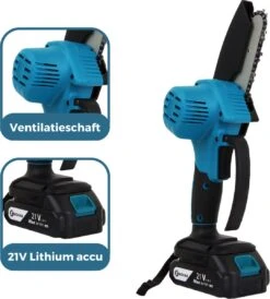 NovarGarden® Mini Kettingzaag NG1 - Met 2x Accu - Takkenzaag - Snoeizaag - Electrisch - Handzaag - Boomzaag - 21V -Tuingereedschap Winkel 1080x1200 2