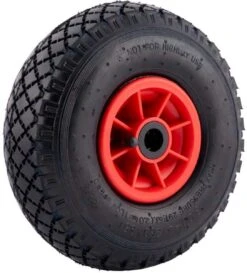 Benson Bolderkarwiel Steekwagenwiel Met Luchtband 3.00-4 | Asgatdiameter 20mm Rollager | Hoogte Wiel 26cm -Tuingereedschap Winkel 1087x1200