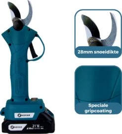 NovarGarden® Elektrische Snoeischaar NG1 - 2x Accu - Elektrisch - Takkenschaar - Op Batterij - 28mm 18 NovarGarden® Elektrische Snoeischaar NG1 - 2x Accu - Elektrisch - Takkenschaar - Op Batterij - 28mm -Tuingereedschap Winkel 1089x1200