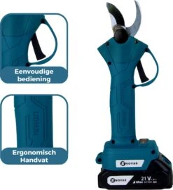 NovarGarden® Elektrische Snoeischaar NG1 - 2x Accu - Elektrisch - Takkenschaar - Op Batterij - 28mm 22 NovarGarden® Elektrische Snoeischaar NG1 - 2x Accu - Elektrisch - Takkenschaar - Op Batterij - 28mm -Tuingereedschap Winkel 1095x1200