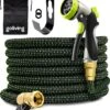 Goliving Tuinslang Flexibel - 30 Meter - Uitrekbare Tuinslang Sproeier - Tuinsproeier - Zwart - Acht Standen - Met Opbergtas -Tuingereedschap Winkel 1114x1200 1