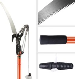 Gardebruk Takkenzaag Telescopisch - 2in1 Zaag & Snoeischaar - Oranje -Tuingereedschap Winkel 1137x1200 2