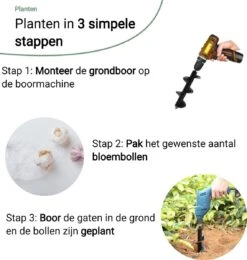 MaatWorkz - Grondboor - 25 CM - Boormachine - Bollenplanter - Moestuin - Palenboor - Boor - Tuin -Tuingereedschap Winkel 1138x1200 1