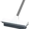 Synx Tools Luiwagen Borstel 2-in-1 Trekker - Badkamer Borstel Vloertrekker Met Steel Schrobborstel - Harde Borstelharen - Vloerwisser Badkamer - Met Telescopische Steel -Tuingereedschap Winkel 1140x1200