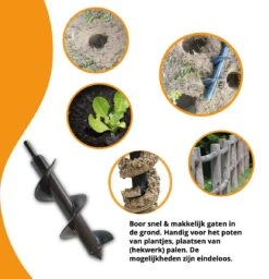 Grondboor Voor Boormachine - 8x25 Cm - Zwart 16 Grondboor Voor Boormachine - 8x25 Cm - Zwart -Tuingereedschap Winkel 1157x1200 1