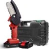 Mardin Mini Kettingzaag - Snoeizaag - Kettingzaag - Kettingzaag Electrisch Met 2 Accu - Inclusief Koffer - 1 Extra Accu - Rood -Tuingereedschap Winkel 1175x1200