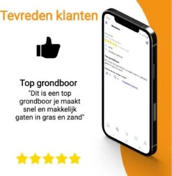 Grondboor Voor Boormachine - 8x25 Cm - Zwart 19 Grondboor Voor Boormachine - 8x25 Cm - Zwart -Tuingereedschap Winkel 1176x1200