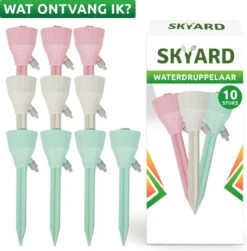 SKYARD® Waterdruppelaar Set Van 10 – Watergeefsysteem Geschikt Binnen (Kamerplanten) En Buiten – Bewateringssysteem Met Instelbare Druppelsnelheid - Irrigatiesysteem - Planten Watergever - Waterbol -Tuingereedschap Winkel 1179x1200 2