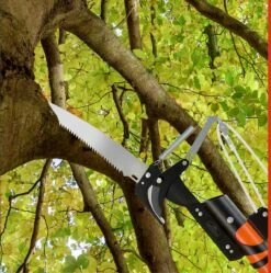 Gardebruk Takkenzaag Telescopisch - 2in1 Zaag & Snoeischaar - Oranje -Tuingereedschap Winkel 1189x1200 3