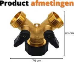 Horvitus Waterverdeler 2 Weg - Y Stuk Kraan Splitter - Voor Europese Kranen - Messing 15 Horvitus Waterverdeler 2 Weg - Y Stuk Kraan Splitter - Voor Europese Kranen - Messing -Tuingereedschap Winkel 1200x1009 2