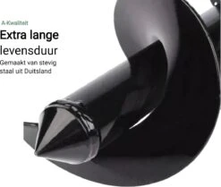 MaatWorkz - Grondboor - 25 CM - Boormachine - Bollenplanter - Moestuin - Palenboor - Boor - Tuin -Tuingereedschap Winkel 1200x1015