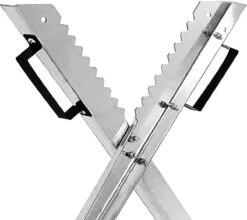 Merkloos Monzana Zaagbok - Metaal Opvouwbaar 83x81x88cm - Zilver -Tuingereedschap Winkel 1200x1069 1