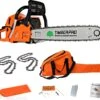 TIMBERPRO - Kettingzaag - 62 Cc - Benzine - Zwaardlengte 50 Cm - Met Transportzak - Met 2e Ketting 1 TIMBERPRO - Kettingzaag - 62 Cc - Benzine - Zwaardlengte 50 Cm - Met Transportzak - Met 2e Ketting -Tuingereedschap Winkel 1200x1072