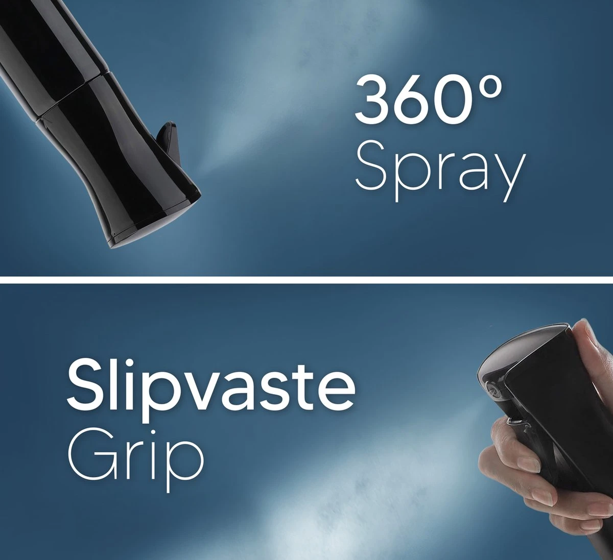 Johannes & Co Waterspuit Zwart - Waterverstuiver Mist Verstuiver Haar 6 Johannes & Co Waterspuit Zwart - Waterverstuiver Mist Verstuiver Haar - Afbeelding 4