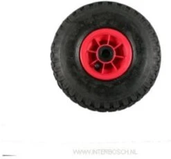 Benson Bolderkarwiel Steekwagenwiel Met Luchtband 3.00-4 | Asgatdiameter 20mm Rollager | Hoogte Wiel 26cm -Tuingereedschap Winkel 1200x1114