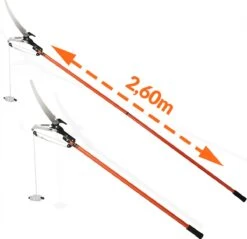 Gardebruk Takkenzaag Telescopisch - 2in1 Zaag & Snoeischaar - Oranje -Tuingereedschap Winkel 1200x1160 2