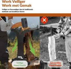 Miseru Houtklover – Zonder Bijl – No Axe – HANDMADE In Holland Houtsplijter – Houtkliever – Houtklover Voor Aanmaakhout – Ook Voor Stammen - Metaal 11 Miseru Houtklover – Zonder Bijl – No Axe – HANDMADE In Holland Houtsplijter – Houtkliever – Houtklover Voor Aanmaakhout – Ook Voor Stammen - Metaal -Tuingereedschap Winkel 1200x1168 4