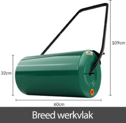 Gardebruk Tuinwals 60cm - 50L Vulvolume Staaltrommel - Groen -Tuingereedschap Winkel 1200x1168 6