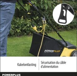 Powerplus POWXG7513 Elektrische Verticuteermachine - Mos Verwijderaar - 1400W - 320mm Maaibreedte - 45L Opvangbak - Incl. Gazonbeluchter/grasbeluchter -Tuingereedschap Winkel 1200x1177 12