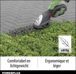 Powerplus POWEG4500 Gras-/Heggenschaar Accu - 7.2V - Snoeien En Knippen - Zwaardlengte 83/120mm - Mesafstand 8mm - Incl. 1,5Ah Accu En Lader - Haagschaar Voor Tuinonderhoud -Tuingereedschap Winkel 1200x1177