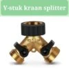 Y Stuk Kraan - Kraan Splitter - Waterverdeler - Buitenkraan - Waterverdeler 2 Weg – Messing - Afzonderlijk Af Te Sluiten -Tuingereedschap Winkel 1200x1178 4