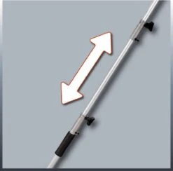 Einhell Telescoop Heggenschaar GC-HH 9048 (900 W - Snijkop Kantelbaar - Metalen Tandwielaandrijving - Telescopische Geleidesteel 50 Cm Verlengbaar - Extra Verstelbare Handgreep - Inclusief Draagriem) -Tuingereedschap Winkel 1200x1184 7