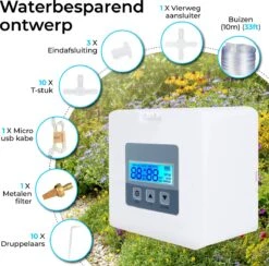 Automatisch Bewateringssysteem Voor Kamerplanten Met Pomp – Waterdruppelaar – Watergeefsysteem– Planten Watergever -Tuingereedschap Winkel 1200x1186 4