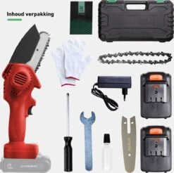 Mardin Mini Kettingzaag - Snoeizaag - Kettingzaag - Kettingzaag Electrisch Met 2 Accu - Inclusief Koffer - 1 Extra Accu - Rood 18 Mardin Mini Kettingzaag - Snoeizaag - Kettingzaag - Kettingzaag Electrisch Met 2 Accu - Inclusief Koffer - 1 Extra Accu - Rood -Tuingereedschap Winkel 1200x1193 10