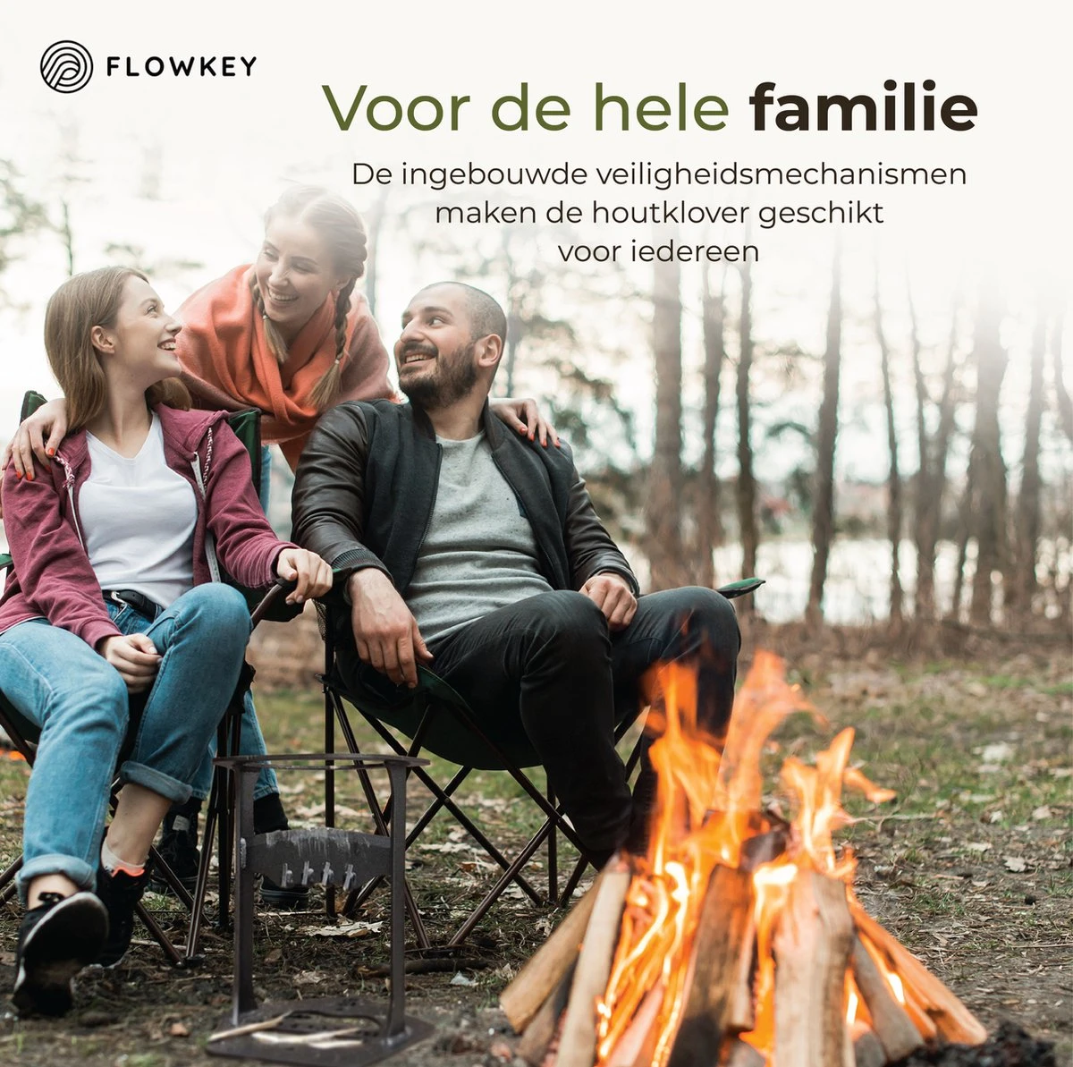 Flowkey® Houtklover XL - Houtsplijter Bijl - Houtkliever Kloofwig Gietijzer - Voor Hout & Aanmaakhout - Inclusief Gratis Hamer 6 Flowkey® Houtklover XL - Houtsplijter Bijl - Houtkliever Kloofwig Gietijzer - Voor Hout & Aanmaakhout - Inclusief Gratis Hamer - Afbeelding 5