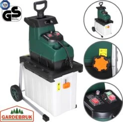 Gardebruk Hakselaar Elektrisch 2800W - 45mm Takdikte - Opvangbak 60 L -Tuingereedschap Winkel 1200x1197 9