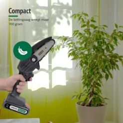 Mardin Mini Kettingzaag - Snoeizaag - Kettingzaag - Kettingzaag Electrisch Met 2 Accu - Inclusief Koffer - 1 Extra Accu - Zwart -Tuingereedschap Winkel 1200x1199 16