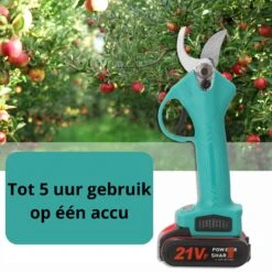 Merkloos Elektrische Snoeischaar - Professioneel - Accu Snoeischaar - 2 Accu's - Tuinieren - Tuinschaar - 30mm -Tuingereedschap Winkel 1200x1200 10