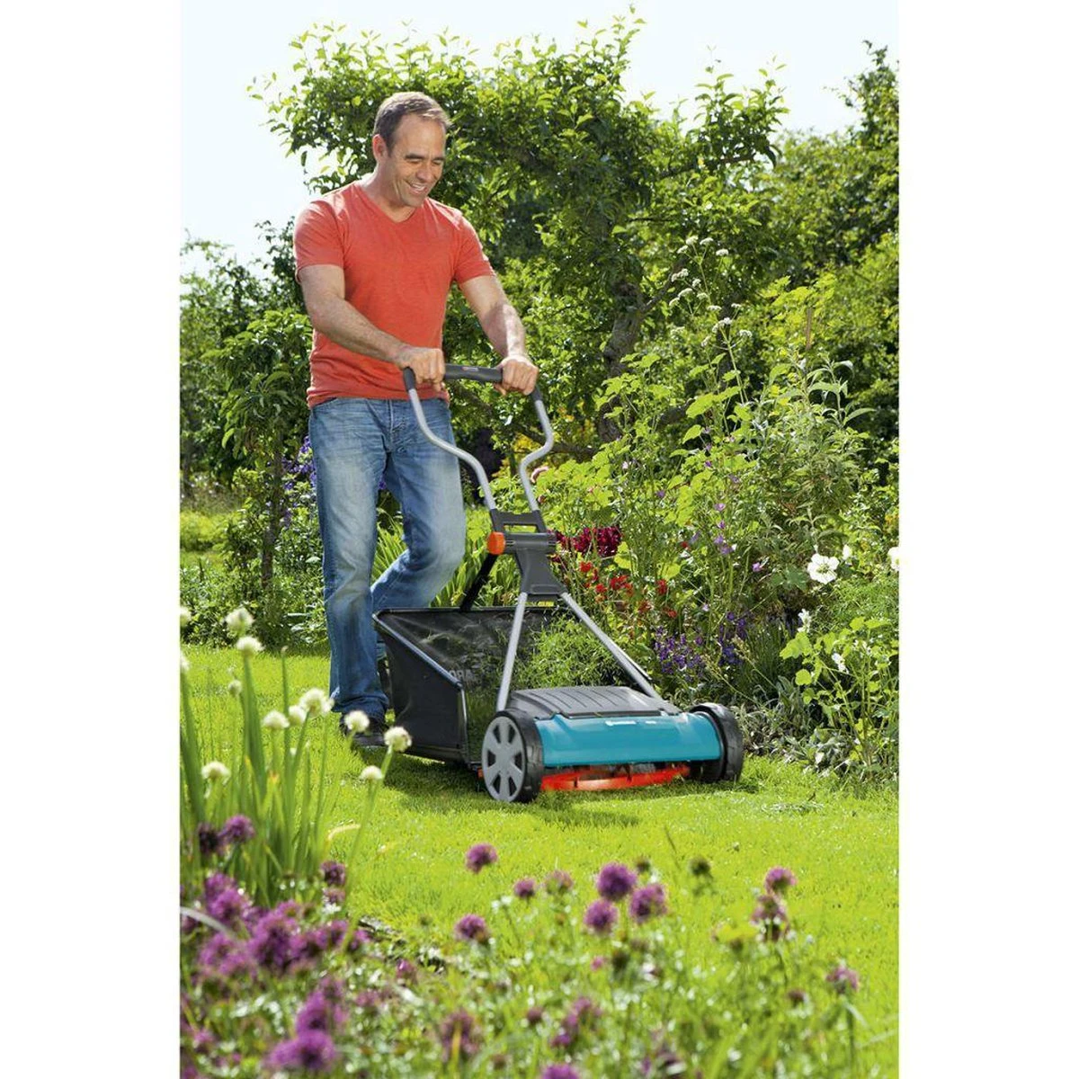 GARDENA - Kooimesmaaier 400C - Grasmaaier - Maaibreedte 40 Cm - Gazons Tot Ca. 250 M² 7 GARDENA - Kooimesmaaier 400C - Grasmaaier - Maaibreedte 40 Cm - Gazons Tot Ca. 250 M² - Afbeelding 5