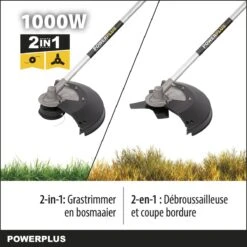 Powerplus POWXG30405 Bosmaaier 2-in-1 - 1000 W - Bosmaaier & Grastrimmer -Tuingereedschap Winkel 1200x1200 1082