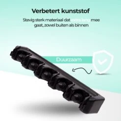 CLEANLY® Bezemhouder - Ophangsysteem Voor Tuingereedschap - Bezem Ophangsysteem - Gereedschapshouder Met Ophanghaken - ABS -Tuingereedschap Winkel 1200x1200 117