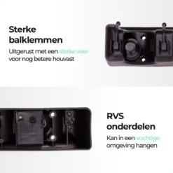 CLEANLY® Bezemhouder - Ophangsysteem Voor Tuingereedschap - Bezem Ophangsysteem - Gereedschapshouder Met Ophanghaken - ABS -Tuingereedschap Winkel 1200x1200 121