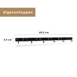 Bezem Ophangsysteem – Bezemhouder – Tuingereedschap – RVS – 5 Houders – 6 Haken - BAULK® -Tuingereedschap Winkel 1200x1200 134