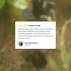 Merkloos Grondboor Voor Planten - 25 CM - Palenboor - Moestuin - Bollenplanter - Zwart -Tuingereedschap Winkel 1200x1200 180