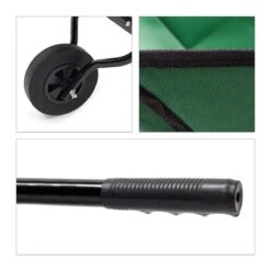 Relaxdays Kruiwagen Opvouwbaar - Inklapbare Tuinwagen - Vouwkruiwagen - Groen - 50 L -Tuingereedschap Winkel 1200x1200 230