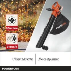 Powerplus Dual Power POWDPG75270 Bladblazer - Bladzuiger En -versnipperaar - Brushless - Blazen - Zuigen - Versnipperen - Excl. Accu En Lader - Incl. Opvangzak 45L -Tuingereedschap Winkel 1200x1200 271