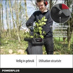Powerplus POWEG5011 Elektrische Hakselaar Versnipperaar - 2400W - Max. Ø40mm - Incl. Duwstok, Wielen En 50L Opvangzak - Heggen, Bomen En Haag - Tuinonderhoud -Tuingereedschap Winkel 1200x1200 301