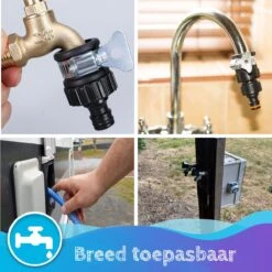Summer Spark Universele Waterdief 14 – 20mm - Kraanstuk - Adapter Binnenkraan - Ook Geschikt Voor Gardena - Slangkoppeling -Tuingereedschap Winkel 1200x1200 304