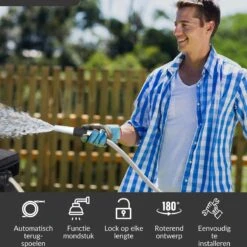 Buxibo - Wandslangenbox 20 Meter + 2 Meter - Tuinslang Met Haspel - 9 Sproei Standen - Slangenhouder 180° Draaibaar - Tuinslanghaspel Zwart+ Gratis Sproeier - Zwart 30 Buxibo - Wandslangenbox 20 Meter + 2 Meter - Tuinslang Met Haspel - 9 Sproei Standen - Slangenhouder 180° Draaibaar - Tuinslanghaspel Zwart+ Gratis Sproeier - Zwart -Tuingereedschap Winkel 1200x1200 322