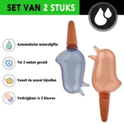 Waterdruppelaar Voor Planten 2 Stuks - Waterbol Kamerplanten - Automatisch Watergeefsysteem - Vogel - Roze -Tuingereedschap Winkel 1200x1200 430