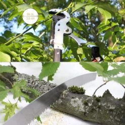 Iceberk Snoeischaar + Snoeizaag (1,45 - 3,70 M) - Telescopische Snoeischaar Voor Het Snoeien Van Bomen En Dichte Struiken Zonder Ladder -Tuingereedschap Winkel 1200x1200 48